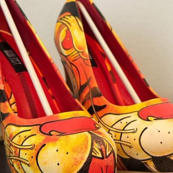 ! NWT - In Box - Iron Fist Tiger's Eye Closed Toed Platform Heels ! - Picture 5 of 6